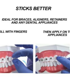 Genuine Orthowax - Orthodontic Wax for Braces Wearer - Stick Better Than competitors 9 20 71AhYFfyo9L