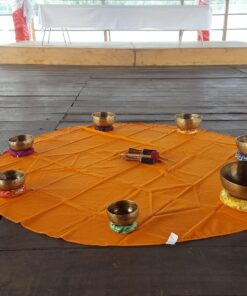 Chakra Healing Tibetan Singing Bowls Set of 7 pieces ~ Hand Hammered Himalayan Meditation Bowls ~ 5"-10" ~ included 7 Mallets, 7 cushions & 1 drum stick. Handmade in Nepal by Thamelmart 26 71Ai5c2klEL