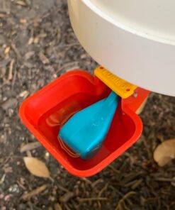 Royal Rooster Chicken Feeder and Waterer Set - Includes 1 Gallon Waterer with 2 Cups and 7lb Feeder for Chickens - Chicken Coop Accessories with Hanging Chicken Poultry Feeder and Chicken Waterer Kit 2-Cup Waterer 37 71AiSodKvjL