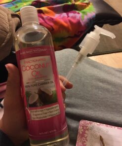 Organic Fractionated Coconut Oil for Skin and Hair, 4 fl oz - Liquid Carrier Oil for Diluting Essential Oils, Hair Growth & Skin Moisturizer - by Pure Body Naturals 41 71Aj7Kvi8EL