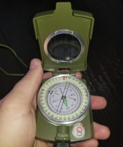 Sportneer Compass Hiking Survival | Lensatic Military Sighting Orienteering Compass | Backpacking Navigation Compass | Boy Scout Compass for Kids | Professional Compass for Hiking Camping Hunting Army Green 41 71Ajl55nuyL