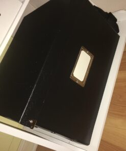 Snap-N-Store File Storage Box & Organizer - 1 Pack - 16.125 x 13.125 x 9.875 Inch Letter/Legal Size Portable File Box with Lid for Documents - Back To School Supplies for Students - Glossy Black Letter/Legal File 26 71AjmPtwQsL 1