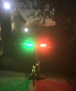 Propel Paddle Gear Led Flex Light Navigation Kit for Kayak & Boats | 2 Bright LED Light Strips | Mounting Track & Stainless Steel Hardware Included | Bright & Durable | Red & Green Lighting 19 71Ajuo3crAL