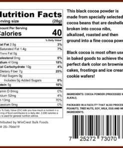 Alternative view of Black Cocoa Powder - 5 Lb Economy Size Tub 5 Pound (Pack of 1)