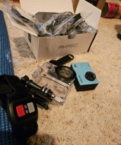 AKASO EK7000 4K30FPS Action Camera Ultra HD Underwater Camera 170 Degree Wide Angle 98FT Waterproof Camera Blue 36 71Akh3isziL