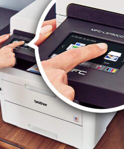 Brother MFC-L3750CDW Compact Digital Color All-in-One Printer Providing Laser Quality Results with 3.7" Color Touchscreen, Wireless and Duplex Printing (MFCL3750CDW), White New Model: MFCL3750CDW 27 71AkoDT6bXL