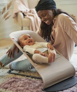 BABYBJÖRN Bouncer Balance Soft, Cotton/Jersey, Beige/Gray 24 71AmkOXbbxL