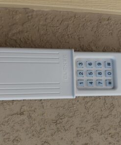 CHAMBERLAIN Clicker Keyless Entry KLIK2U-P2, Works with Chamberlain, LiftMaster, Craftsman, Genie and More, Security +2.0 Compatible Garage Door Opener Keypad, White 47 71AmnTuaItL