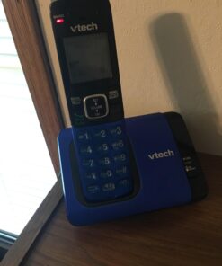 VTech CS6719-15 DECT 6.0 Phone with Caller ID/Call Waiting, 1 Cordless Handset, Blue 1 Handset 50 71AmqaKMjcL