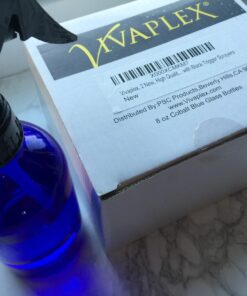 Vivaplex, 2, Large, 8 oz, Empty, Cobalt Blue Glass Spray Bottles with Black Trigger Sprayers 13 71AmtBL8ItL