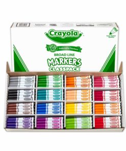 Crayola Broad Line Markers Classpack (256 Ct), Bulk School Supplies For Teachers, Kids Markers For School, Classroom Supplies 11 71AnFsqGBfL