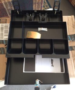 First Alert 3026F Steel Cash Box with Money Tray 22 71AndwygwvL