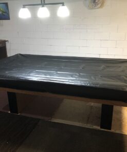 Iszy Billiards Pool Table Cover - Billiard Table Covers for 8 Foot Tables w/ Cotton Backing and Heavy Duty Vinyl - Pool Table Covers for Pets 8FT/Black 30 71ApzVGQ0ZL