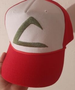 Pokémon Ash Ketchum Embroidered Unisex-Adult Hat Cap -One-Size Red/White 42 71AqTDix7zL