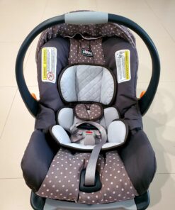 Chicco Keyfit Infant Car Seat and Base with Car Seat, Lilla SuperCinch LATCH Installation 40 71AqlX7SFL