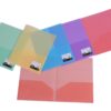 Filexec Light Weight Two Pocket Folder, Assorted Colors (50043-3120), Pack of 12 13 71AqnOL2XiL