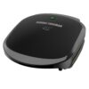 George Foreman 2-Serving Classic Plate Electric Grill and Panini Press, Black, GR136B 36 71ArHfcBwrL 1