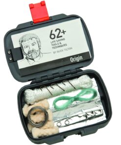 S.O.L. Survive Outdoors Longer Origin, Multi-Function Ultimate Survival Tool, Waterproof & Lightweight Case, Compact Outdoor Emergency Gear Kit, Buck Tilton Lifesaving Tips & Techniques, 6.25oz 43 71As0FjVg0L 1