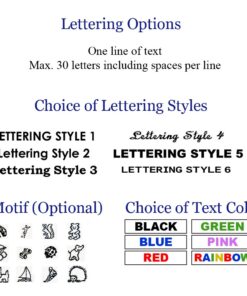 Alternative view of Label Weavers 36 Woven Sew-on Name Tapes/Tags for School/Camp/Care Home 36 Labels