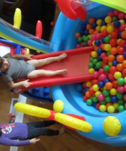 Intex Rainbow Ring Inflatable Play Center, 117" X 76" X 53", For Ages 2+ 1 Pack 38 71AsvJrapqL