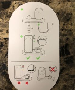 Belkin 3-In-1 Wireless Charging Station - Fast Wireless Charging For Apple Iphone 14, Iphone 13 & Iphone 12 Series & Apple Watch (All Series) - With Additional USB A Port For Multiple Devices (White) White Charging Dock 50 71At1XZ3gXL