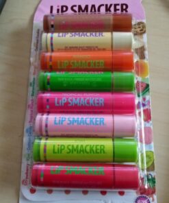 Lip Smacker Original & Best Holiday Flavored Lip Balm Party Pack, Oatmeal Cookie, Vanilla, Mango, Watermelon, Tropical Punch, Cotton Candy, Kiwi, Strawberry, Clear Original Lip Smacker 41 71Ato4qtn4L