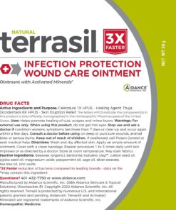 Terrasil Wound Care - 3X Faster Healing, Infection Protection for Bed sores, Pressure sores, Diabetic Wounds, Foot, Leg ulcers, cuts, scrapes, Burns - 50gm Tube 21 71AtroivN4L