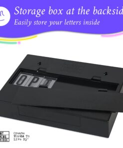 My Cinema Lightbox - Cinema Light Box, 12" x 9" - 3 Modes Light Up Letter Board sign with 100 Letters, Numbers & symbols - White LED Light, RGB and Color Freeze Mode light up signs for home decor 12"x9" RGB - Color changing light 18 71Au90AKnqL