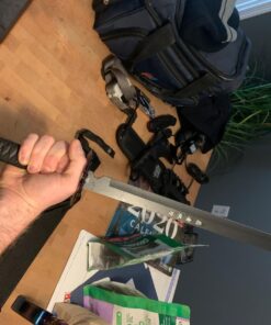 BladesUSA HK-6183 Twin Ninja Swords, Two-Piece Set, Black, 28-Inch Overall 27 71AunGSK1IL