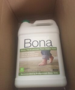 Bona Multi-Surface Floor Cleaner Refill - 128 fl oz - Unscented - Refill for Bona Spray Mops and Spray Bottles - Residue-Free Floor Cleaning Solution for Stone, Tile, Laminate, and Vinyl Floors Unscented Multi-Surface 128 fl oz (Pack of 1) 44 71Auq7YDOjL