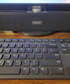 VOTNTUT Computer Speakers,Wired USB Desktop Speaker,Stereo USB Powered Mini Sound Bar Speaker for PC Tablets Desktop Laptop MP3 Mac Air/Pro((USB-C to USB Adapter Included) (Black) Black 41 71AuulHjqL