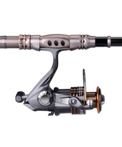 PLUSINNO HongYing Series Fishing Reels Spinning Freshwater Saltwater with 5.2:1 Gear Ratio Metal Body Left/Right Interchangeable Collapsible Handle Spinning Fishing Reel HA3000 Fishing Reel 22 71AvZW7ui5L