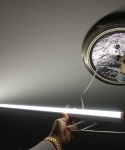 Power Gear 2-Outlet Socket Adapter, Add 2 Outlets to a Bulb Socket, 2 Prong, Polarized Outlets, Medium Base Socket, Use in Workshop, Garage or Utility Room, UL Listed, Light Almond, 54178 26 71AvjgAxLTL