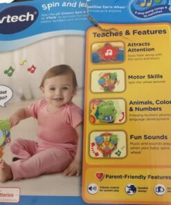VTech Lil' Critters Spin and Discover Ferris Wheels, Pink (Amazon Exclusive) 39 71Aw99OieL