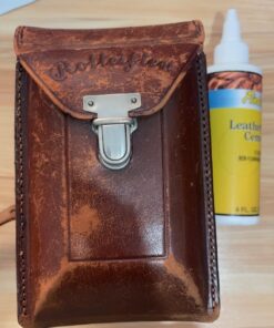 Fiebing's Leathercraft Cement - Leather Glue (4oz) - Quick Drying, High Strength, Flexible Adhesive w/Permanent Bonding for Craft or Repair for Leather Jackets, Shoes, Wallets, Furniture - Non-Toxic 26 71AwXsFH QL