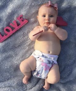 ALVABABY Baby Cloth Diapers 6 Pack with 12 Inserts Adjustable Washable and Reusable Pocket Diapers for Baby Girls 6BM88 Pure Color88 25 71Awg0gezdL