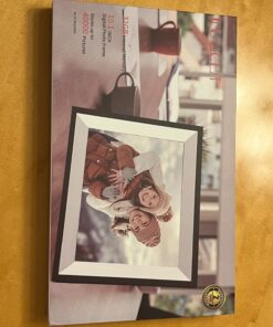 10.1 inch WiFi Digital Picture Frame, 32GB Smart Digital Photo Frame with WiFi Share Photo Video via Frameo App 10.1" Brown 40 71AwpY89iZL