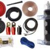 SoundBox 0 Gauge Amp Kit Amplifier Install Wiring & 2.5 Farad Digital Capacitor- 2500 Watts Peak Power Rating, Amp Kit- 5500 Watt Peak Power Rating 59 71AwyqE2vL