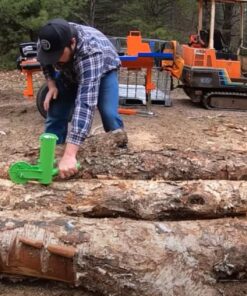 The Mingo Marker Firewood Measuring Tool - Chainsaw Firewood Marking Tool With Marking Wheels - Log Paint Marker -Firewood Measuring Tool For Chainsaw - Logging Tools (Mingo Marker With 16" Wheel) Mingo Marker With 16" Wheel 17 71AxX 81hqL