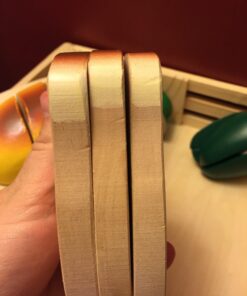 Melissa & Doug Cutting Food - Play Set With 25+ Hand-Painted Wooden Pieces, Knife, and Cutting Board - Pretend Play Kitchen Fruit Toys For Toddlers And Kids Ages 3+ Retail Version Play Food Set 34 71Ay k7bx2L