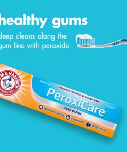 ARM & HAMMER Peroxicare Toothpaste – Clean Mint- Fluoride Toothpaste , 6 Ounce (Pack of 6) 6 Ounce (Pack of 6) 16 71Ay0F67A9L