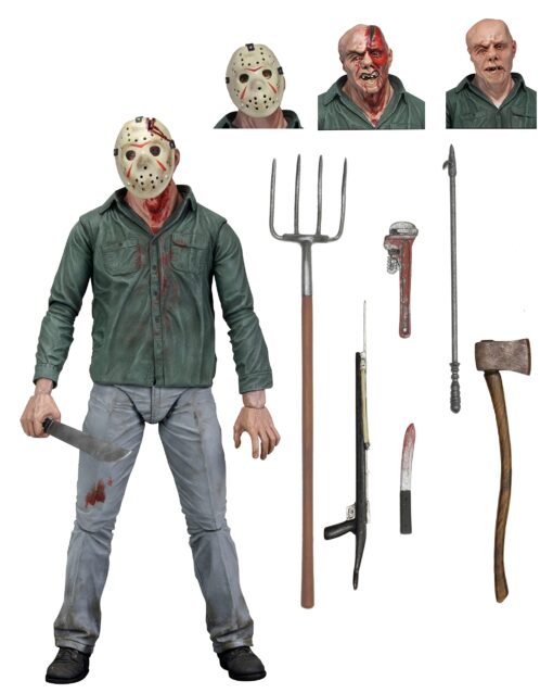 NECA Collectible Friday The 13th Scale Part 3 Jason Ultimate 7" Scale Action Figure