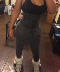 Ann Chery 2021 Corset Waist Trainer for Women - Colombian Waist Cincher - 3 Hook Latex Body Shaper Medium Black 39 71AyK2TxeRL