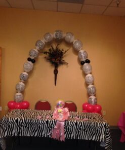 Beistle Zebra Print Tablecover, 54” x 108” – Plastic Table Cloth, Animal Print Tablecloth, Animal Safari Theme Decorations, Safari Table Cloth, Rectangular Table Cover, Zebra Stripe Decorations 23 71AyTtORobL