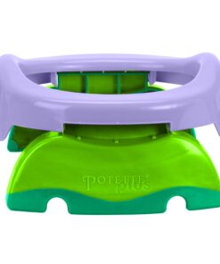 Kalencom Potette Plus 2-in-1 Travel Potty and Trainer Seat - Dual-Purpose Potty Training Toilet Seat - Portable Potty for Toddler Travel - With Durable, Lock-In Legs and Splash Guard - LIlac 27 71AzPgpbBL