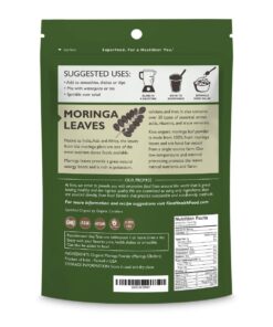 Kiva Organic Moringa Leaf Powder - Non-GMO and RAW - (1 Pound) 24 71AzW9j6NUL