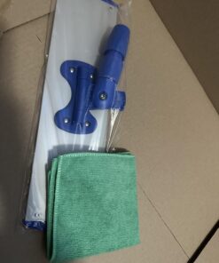 18" Professional Microfiber Mop - Hardwood Floor Mop - Dry & Wet Mop for Wood, Laminate, Tile, Vinyl Floors | Washable Pads | Wet & Dust Mopping | Adjustable Handle + 1 Microfiber Cloth Mop Kit with Telescoping Handle 45 71AztZuHxOL