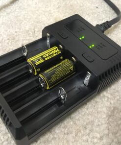 2X Nitecore IMR 18350 NI18350A 700mAh 3.7V Button Top Rechargeable Battery (This is NOT a Replacement for CR123A) 16 71B PdvIZEL