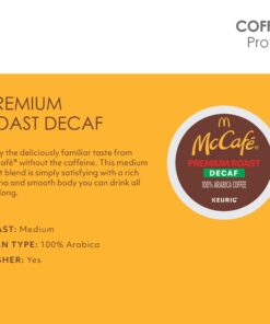 Alternative view of McCafe Decaf Premium Medium Roast K-Cup Coffee Pods 84 Count Premium Roast Decaf 84 Count (Pack of 1)