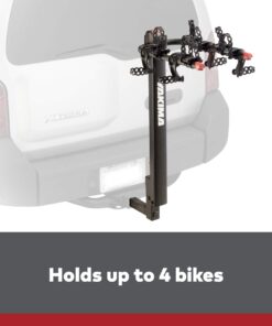Alternative view of YAKIMA, DoubleDown 4 Tilting Hitch-Mounted Bike Rack for Cars, SUVs, Trucks and More, Fits 1.25” and 2” Hitches, Carries 4 Bikes 4 Hitch